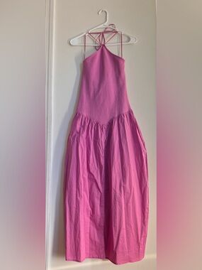 Zara Pink Halter Dress